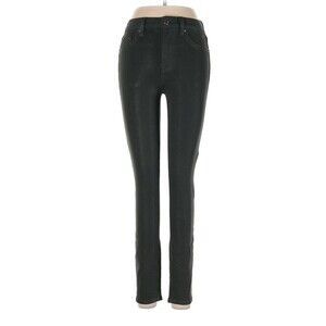 Women’s Pistola Dark green  high rise Faux leather pants size 27 going out fun